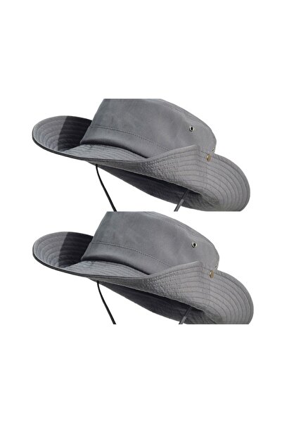 zadenza gold Pack of 2 Summer Safari Sombrero Cowboy Hats (2 Pieces)