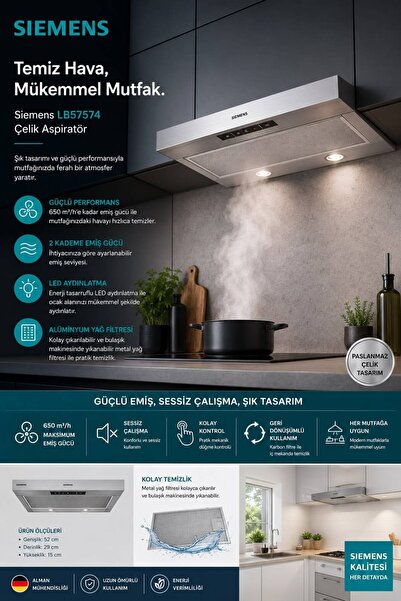 Siemens LB57574 ASPİRATÖR