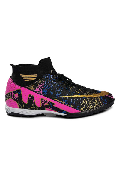 Ay Ayakkabım Laliga 565 Men's Black-Gold (45-47) Astroturf Football Shoes