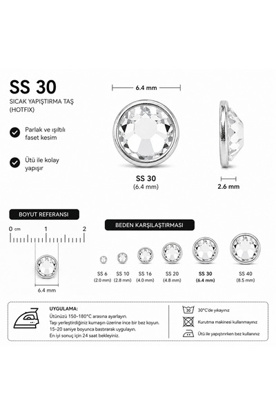 Klassiqe Ss30 Cyrstal Silver Frame - Iron-On - 288 Pieces
