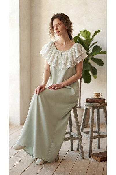 Maison Emarat Night Gown with Lace detailing