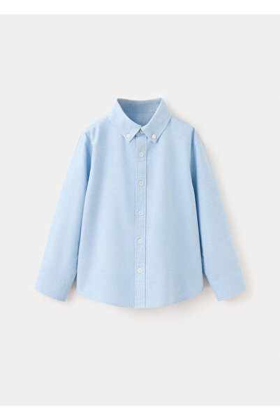 MANGO Baby Pamuklu Oxford gömlek