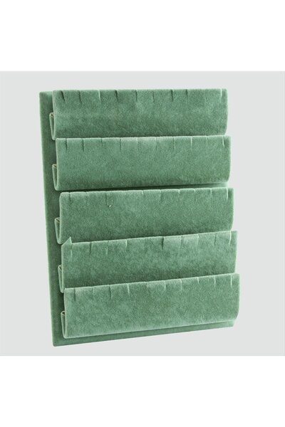 Generic Brand Aconcept Anfora (10159) Fabric Earrings Holder-Green