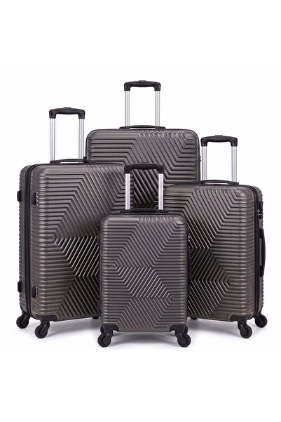 Sister 4-Piece ABS Hard Shell Luggage Set, 20/24/28/32-Inch, TSA-Approved Loc...