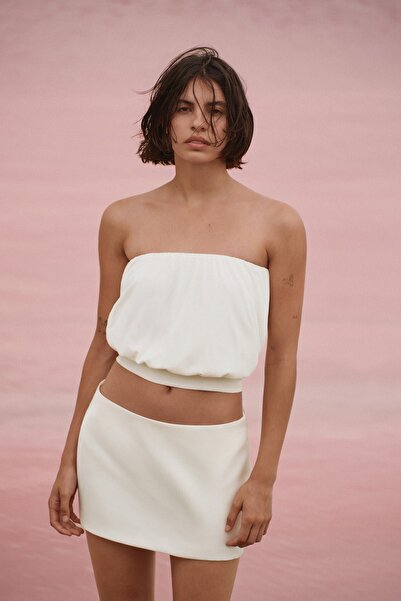 Pull & Bear Saten mini etek