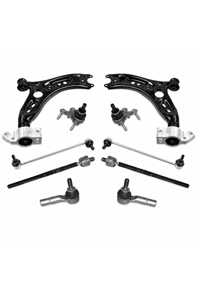 Aftermarket Set brațe suspensie pentru VW Tiguan 2007-2016, 10 piese, include...