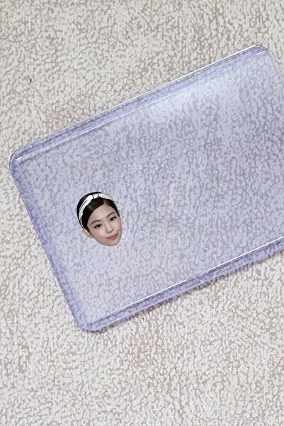 SARANG Jennie Blackpink Şeffaf Kimlik Kılıfı - Ehliyet, Nufüs Cüzdanı, Okul Kartı, Akbil Kılıfı