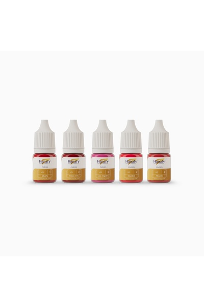 HANAFY Passion Lips Kalıcı Makyaj Dudak Pigment Seti - 5ml