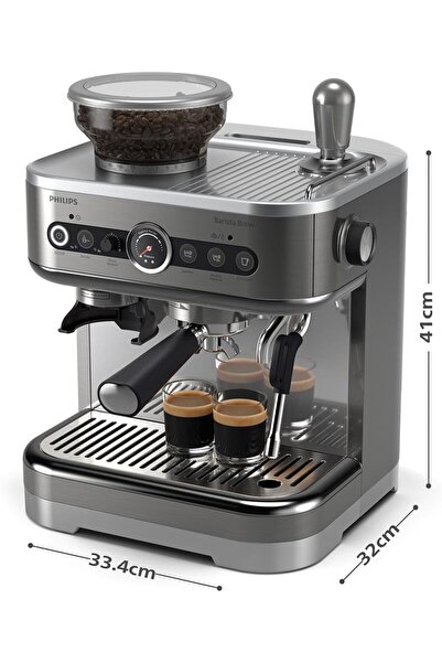 Philips Aparat de cafea semi-automat Barista Brew cu presare calibrată