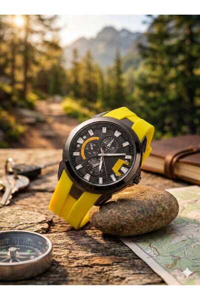 Newera Watch Silicone Band Men's Wristwatch