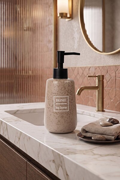 Cotto Home Dozator de săpun lichid din ceramică Vionel pentru baie și bucătăr...