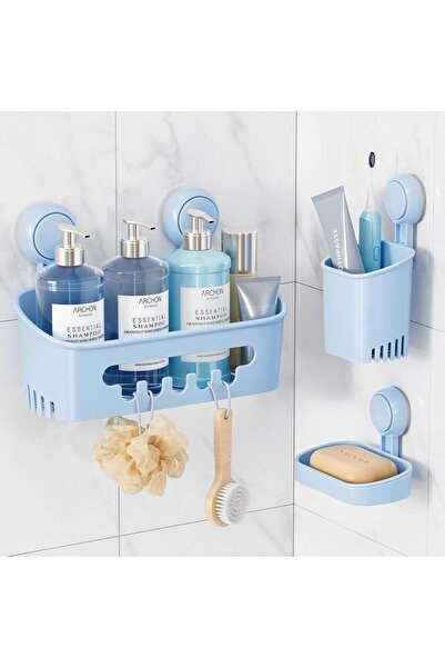 Dotail TAILI Bathroom Organizer, 3 compartments, 10 kg weight capacity, ABS p...