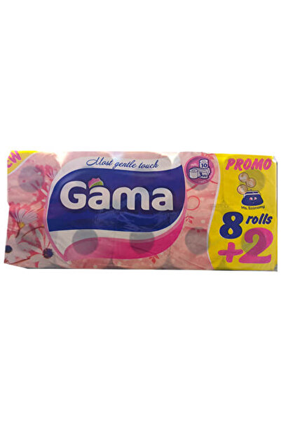 OEM GAMA ΧΑΡΤΙ ΥΓΕΙΑΣ ΡΟΛΟ 3ΦΥΛΛΟ (10x75gr.) - (8+2τεμ. ΔΩΡΟ)