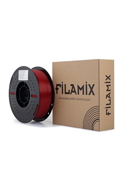 FİLAMİX Pla Sparkle Kırmızı Filament 1.75mm 1kg Simli Parlak Yüzey