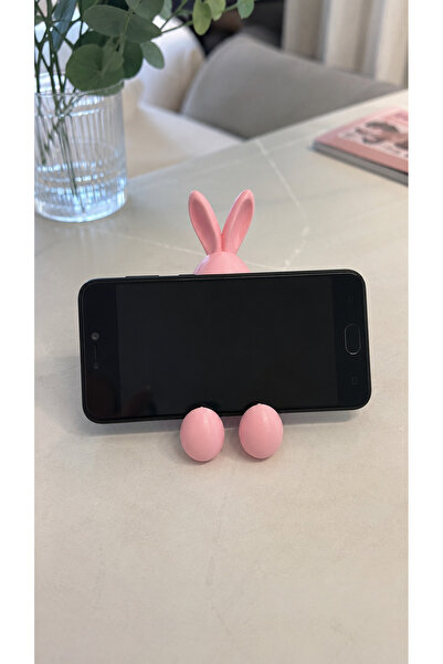 The Plasti Phone Holder Cute Rabbit Desktop Phone Stand, Phone Grip for Women