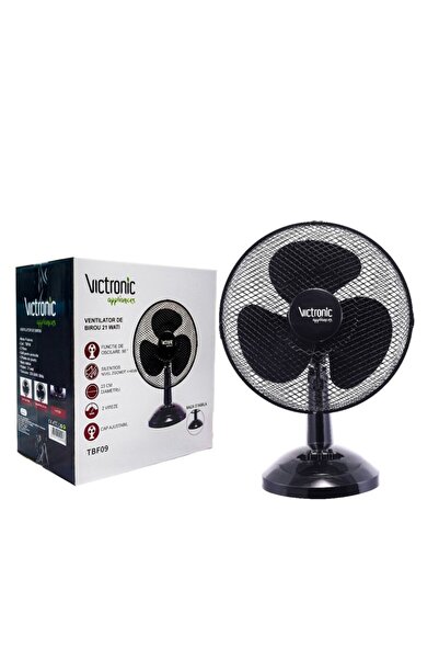 VICTRONIC Оферта: Настолен вентилатор, 22 см, 2 степени на скорост, 20 W, (че...