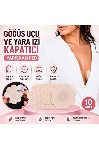 Razmo Göğüs Ucu ve Kapatıcı Yapışkan Ped (10 Adet)