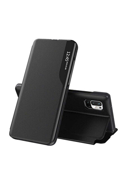 Techsuit Case for Xiaomi Redmi Note 10 5G, eFold Series, purple - black