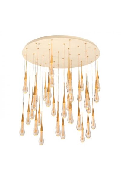 Siera Golden Teardrop Pendant in various sizes