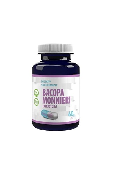 HEPATICA Extract de Bacopa Monnieri Brahmi 8000mg Echivalent 120 Capsule Vegane