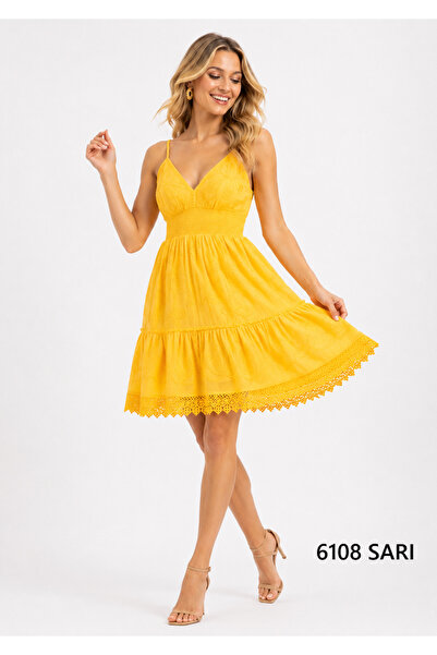Duss 6108 Breathable Authentic Short Dress Made from Viscose Natural Cellulose
