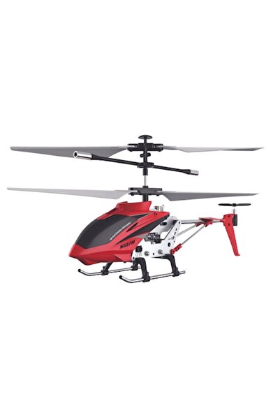 Syma Elicopter cu telecomandă S107H, încărcare USB, 2 moduri de viteză, Roșu