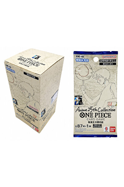 ONE PİECE Card Game EBC-02 Anime 25th Collection Extra Booster Box – Chinese ...