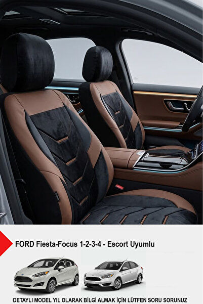 GM-DESIGN Arenza Series Luxury Car Seat Cover - (Compatible with Ford Focus-F...