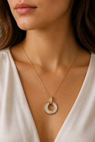 Monalisa Home Figured Anti-Tarnish Steel Adjustable Chain Luxury Necklace