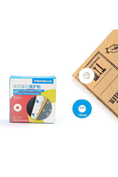 Choice White 250Pcs Self Adhesive Hole Punch Protector Reinforcement Stickers...