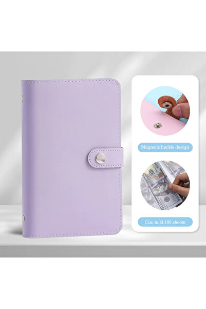Choice9 دفتر ملاحظات لتوفير المال قابل لإعادة الاستخدام مع 100 مظروف، مخطط لل...