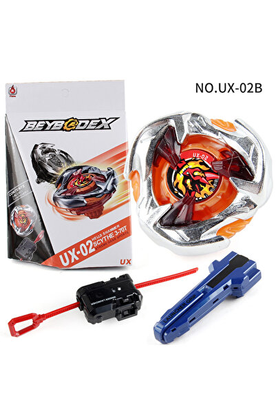 choice2 UX-02 Hells Hammer Bey X UX Booster Starter Battle Top with Launcher ...