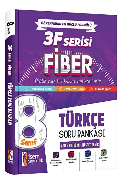 İsem Yayıncılık İSEM YAY. 8.SINIF FİBER TÜRKÇE SORU BANKASI