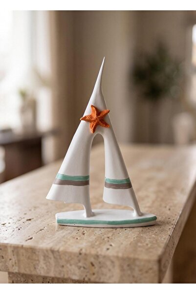 The Mia Marin Çift Yelkenli Turuncu Deniz Yıldızı 19 cm