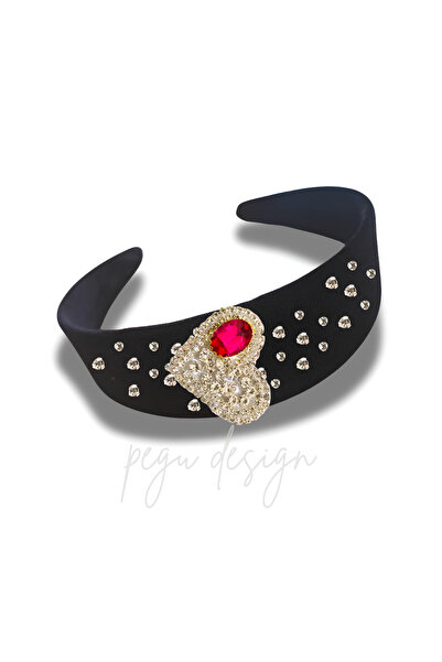 pegu baby collection ΣΕΙΡΑ DİANA ΜΕ ΜΑΥΡΗ ΒΕΛΟΥΔΙΝΗ ΚΟΡΩΝΑ ΜΕ ΠΕΤΡΑ ΚΑΙ ΚΑΡΔΙ...