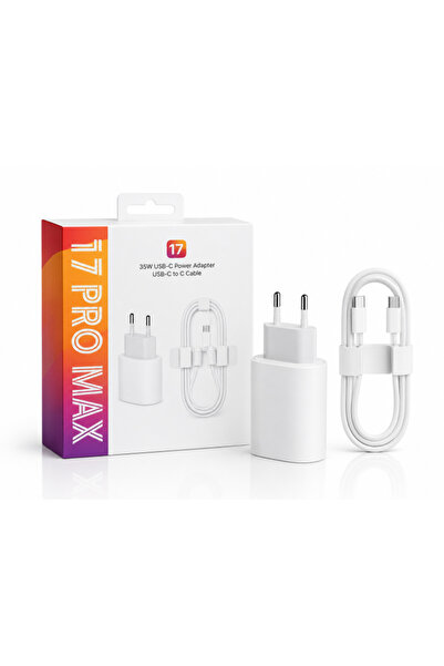 iphone Set Încărcător Rapid USB-C + Cablu USB-C, 35W, Fast Charge, Adaptor de...