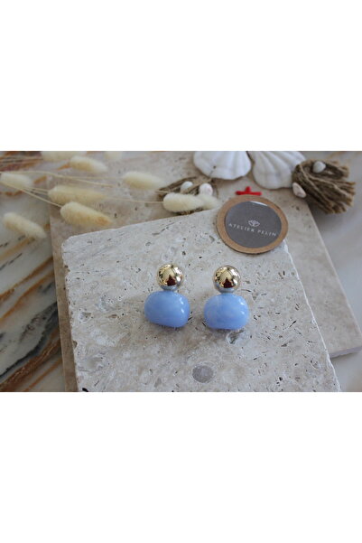 Atelier Pelin Topçuk Model Earrings / Blue