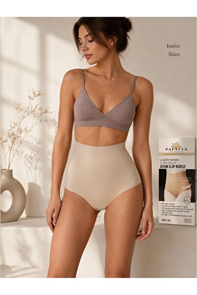 İntive Lingerie حزام خصر من السيليكون من باباتيا، مقطوع بالليزر، لا يترك أثرا...