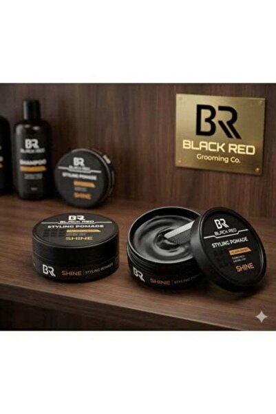 Black Red بوماد تصفيف الشعر لامع - تثبيت مرن ولمعان كلاسيكي (120 مل)