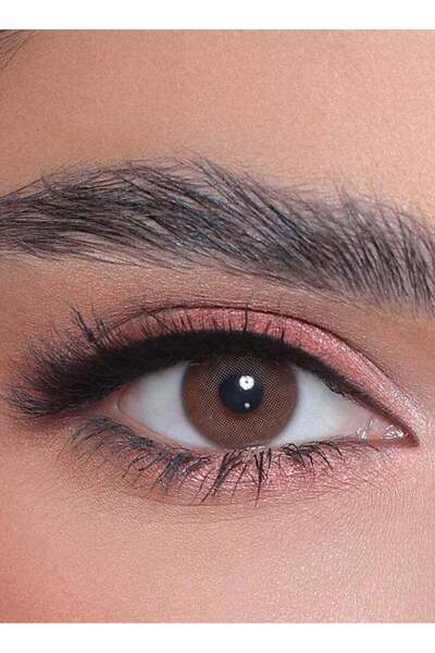 3D COLORS عدسات لاصقة ملونة ثلاثية الأبعاد - عدسات بنية شهرية - زوج في علبة م...