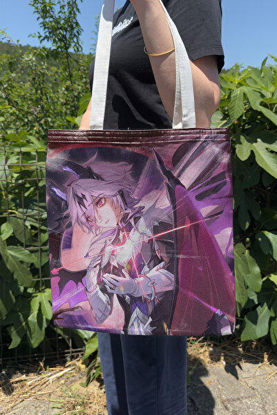 ZipZap Durin Genshin Impact V2 Double-Sided Canvas Print Tote Bag Anime Bag