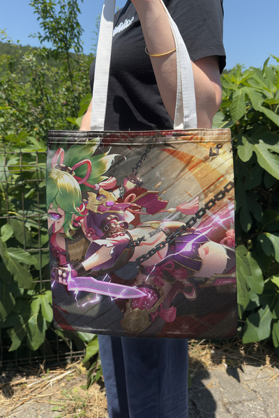 ZipZap Kuki Shinobu Genshin Impact V5 Τσάντα Anime με εκτύπωση σε καμβά διπλή...