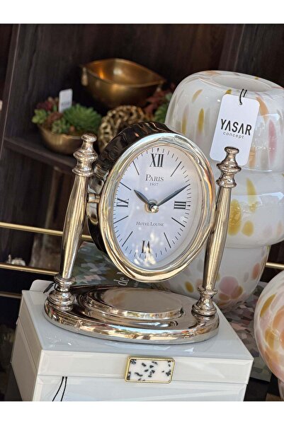YASAR CONCEPT Classic Masa Saati Gümüş
