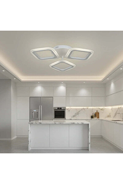 OEM LED полилей ERIKA 20W, 3 квадрата, топла/неутрална/студена светлина, бял,...