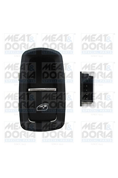 MEATDORIA Panou Comanda Geam Fata Dreapta 26090 Porsche 911/Cayenne/Cayman/Pa...