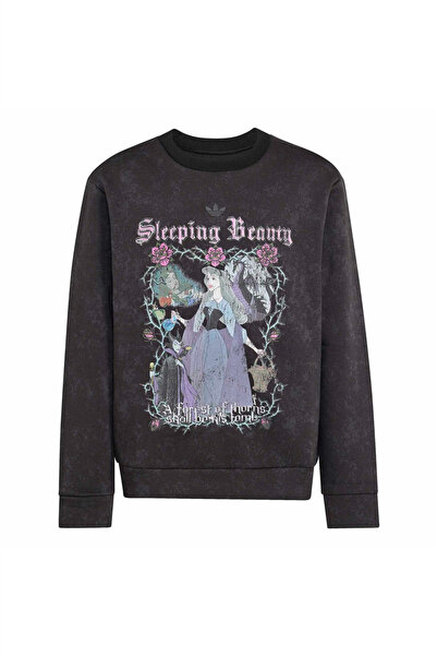 adidas Children's Sweatshirt Disney Villains Loose Washed Gfx Crew Sweatshirt...