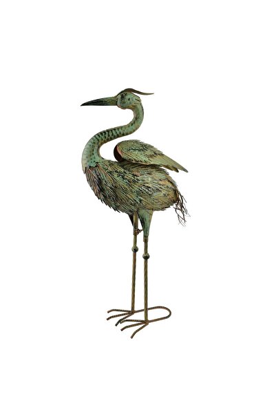 MONDEX Figurină metalică Cedric 35x20x60 verde 1 buc.