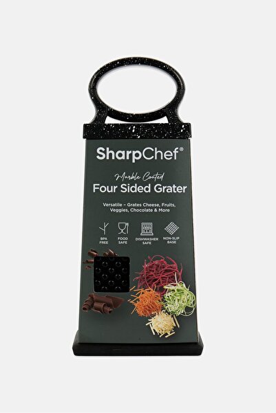 Sharp Chef 4-Sided Grater, Black