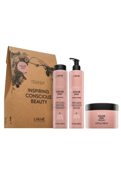 LAKMÉ Teknia Color Stay Pack – σετ για βαμμένα μαλλιά: 300 ml + 300 ml + 250 ml