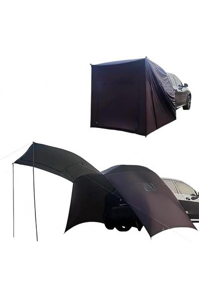 COOLHAWK 2-in-1 Hatchback Tent & Car Awning | SUV/Minivan Tailgate Sun Shelte...